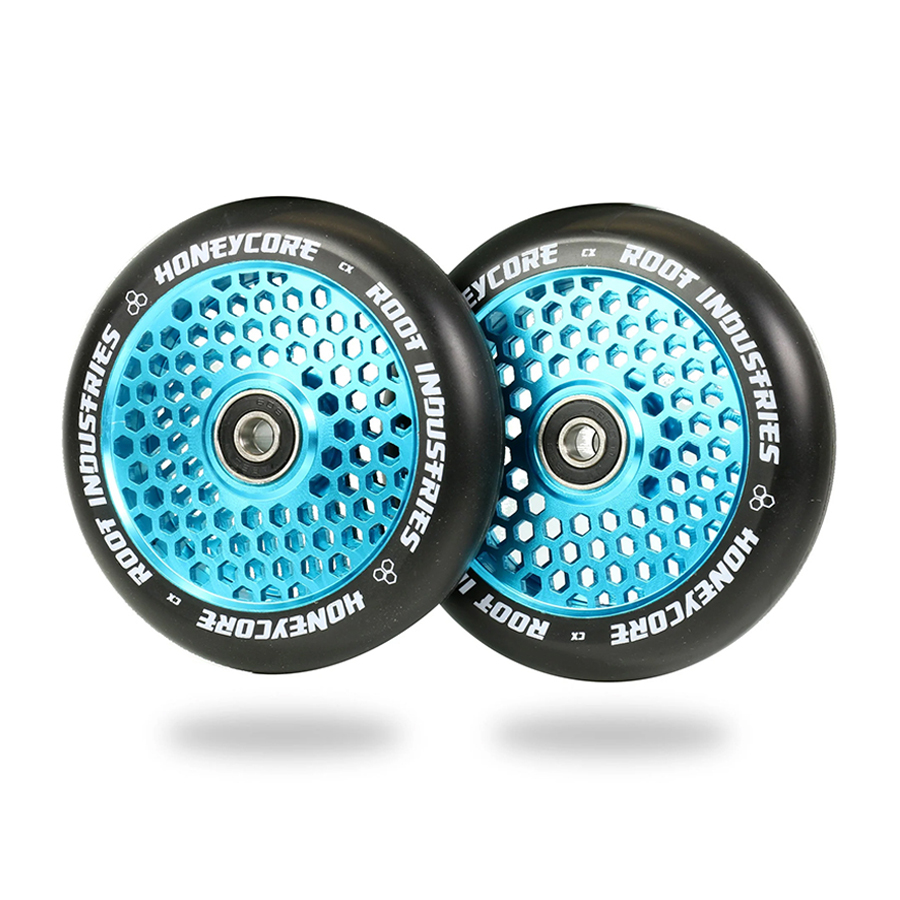 root-honeycore-white-110mm-2-pack-pro-scooter-wheels-black skyblue
