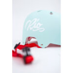 RIO159 Rio Roller Script Helmet Teal Promo 02