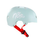 RIO159 Rio Roller Script Helmet Teal Side