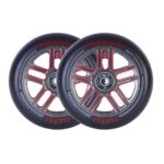 Oath Binary 110mm wheels red titanium