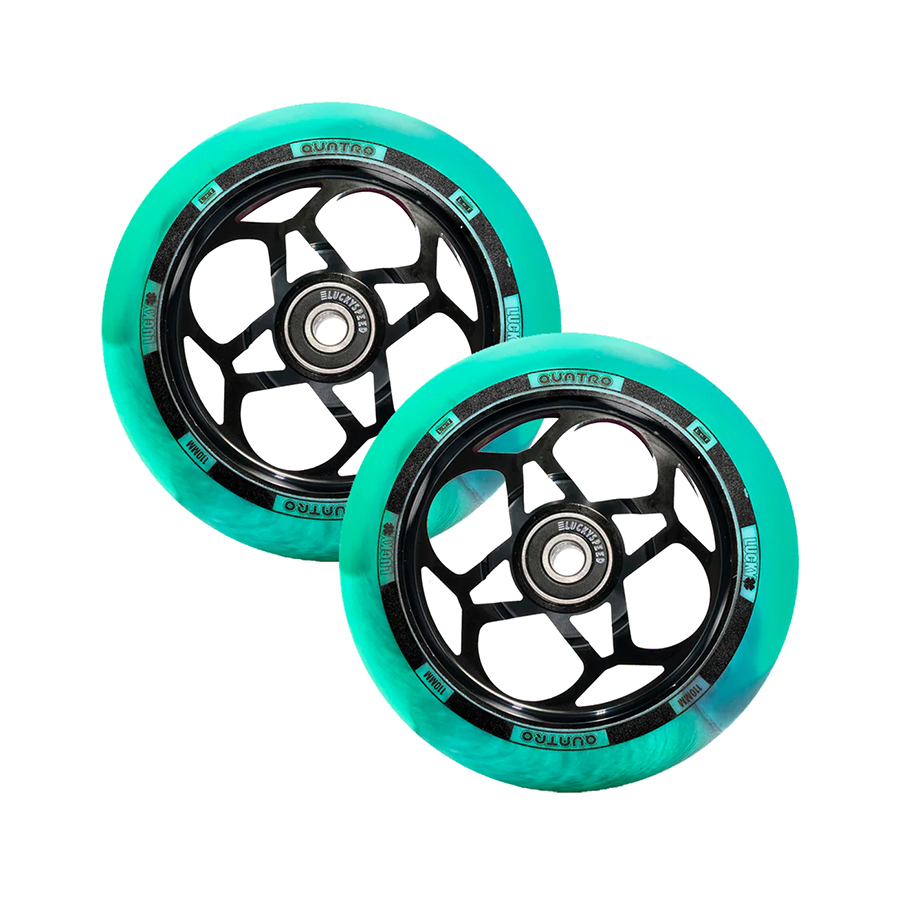 lucky quatro pro scooter wheel teal