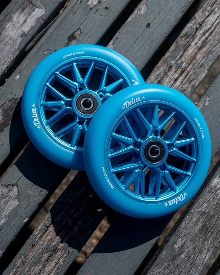 Blunt delux wheel 120mm blue 3