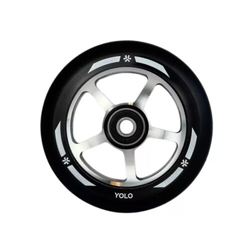 .Union Yolo Pro 100mm Ratas - Must/Hõbe