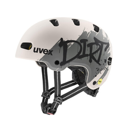 Uvex Laste Kiiver - Dirt Warm Grey Matt (S)