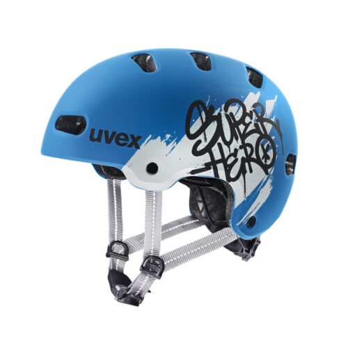 Uvex Laste Kiiver - Blue Matt Super Hero (M/L)