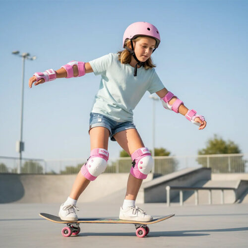 ..Core Juunior Kaitsmete Komplekt - Roosa (S) (8-12 a.) - Image 3