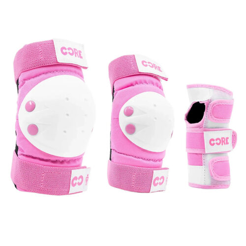 ..Core Juunior Kaitsmete Komplekt - Roosa (S) (8-12 a.)