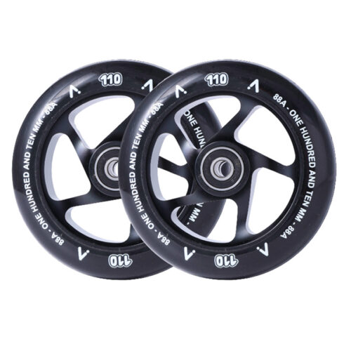 ..Acta Superlight 110mm Rattad - Must (2tk. pakis)