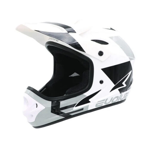 Evolve Storm Fullface Kiiver - Läikiv Valge/Must (M)